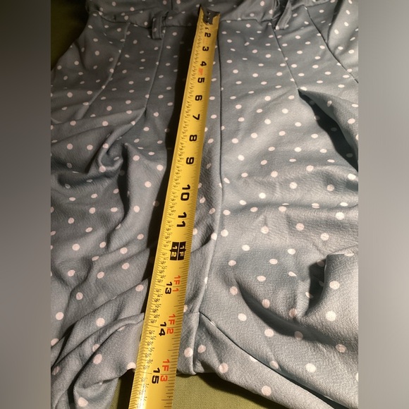 NEW VINTAGE ELEGANT BABY Blue W/Polka Dots JUMPSUIT. - Picture 14 of 16